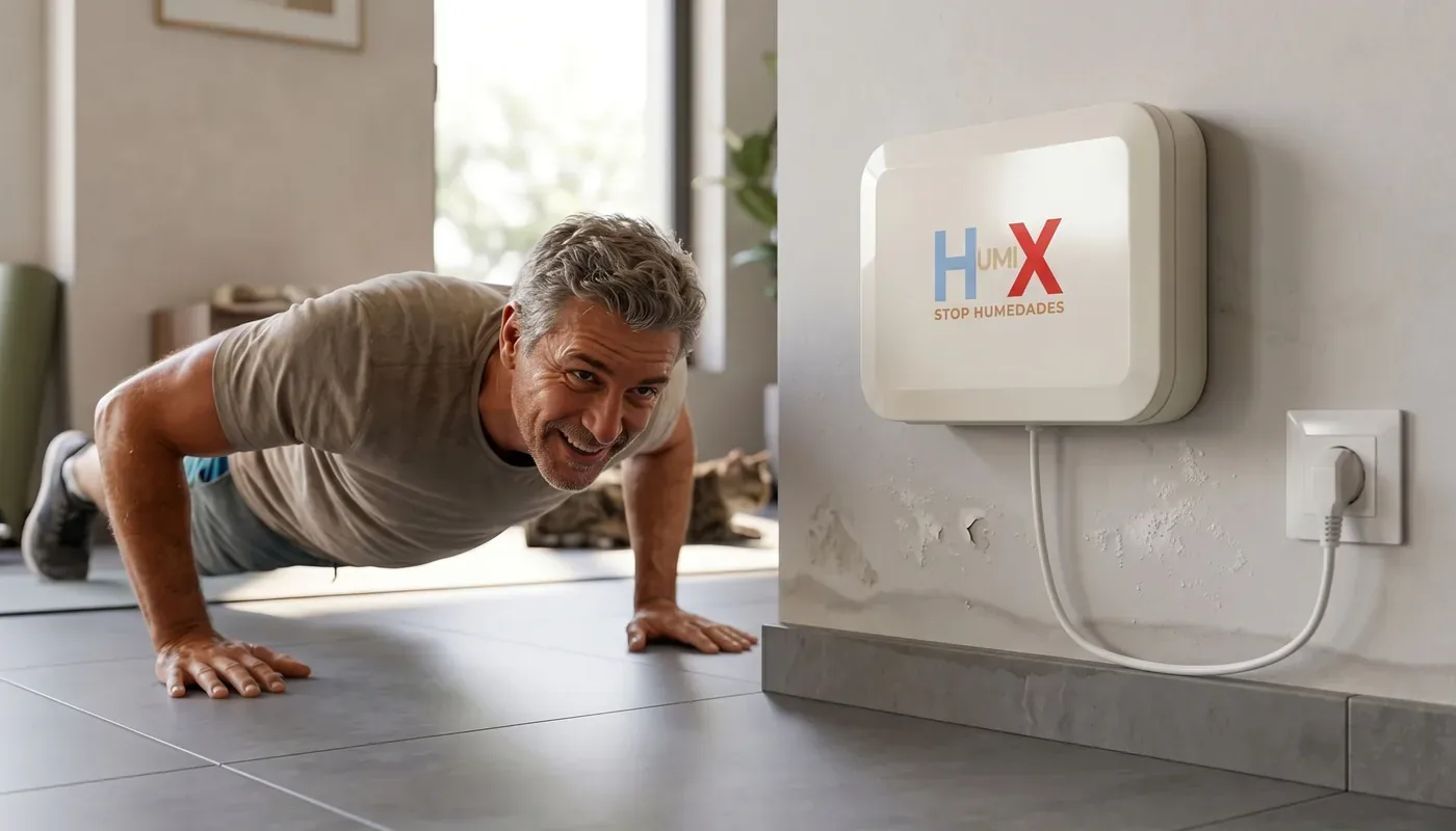 Sistema HUMIX instalado en pared húmeda en Palencia